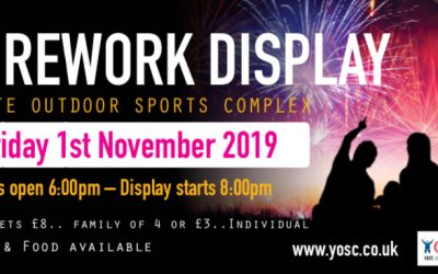 Fireworks Display 1st November 2019